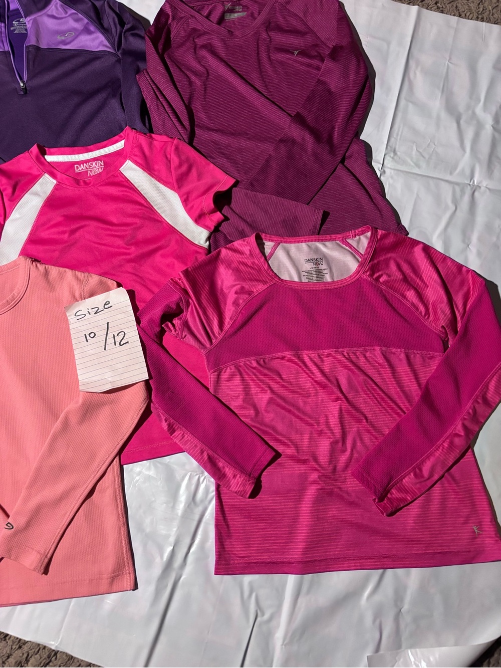 Girls size 10/12 activity clothes
Lot of 9